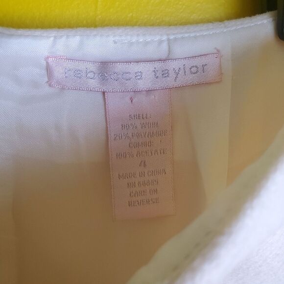 Rebecca Taylor Cream White Pencil Skirt - Picture 6 of 7